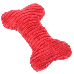 Pet Toys Puppy Toys Just for Fun Plush Squeaky for Puppy Bone [Red]