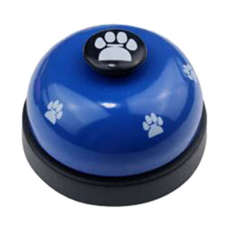 Set of 2 Pet Training Bells Cat Dog Footprints Bells Interactive Toys [B]