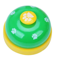 Set of 2 Pet Training Bells Cat Dog Footprints Bells Interactive Toys [D]