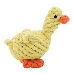 Knot Rope Ball Chew Dog Puppy Toy Pet Chew Toy YELLOW Duck