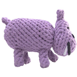 Knot Rope Ball Chew Dog Puppy Toy Pet Chew Toy Cute Hippo