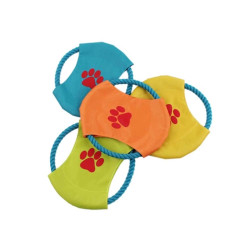 2Pcs Cotton Rope Waterproof Dog Frisbee Fancy Toy Chew Toy,Random Color