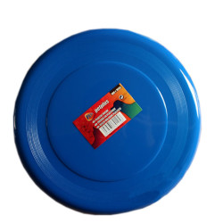 Large Dog Training Plastic Flying Disc for Dogs BLUE, Diam 23cm
